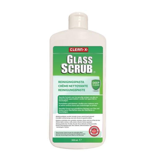 Clean X -Glass Scrub - 300ml