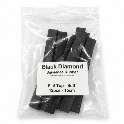 Black Diamond - Flat Top Soft Rubber 15cm (12st)
