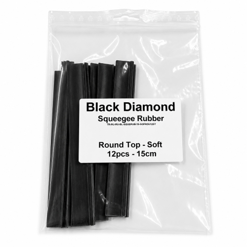 Black Diamond - Round Top Soft Rubber 15cm (12st)